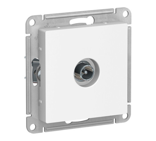 Розетка TV Systeme Electric ATLASDESIGN, оконечная, белый