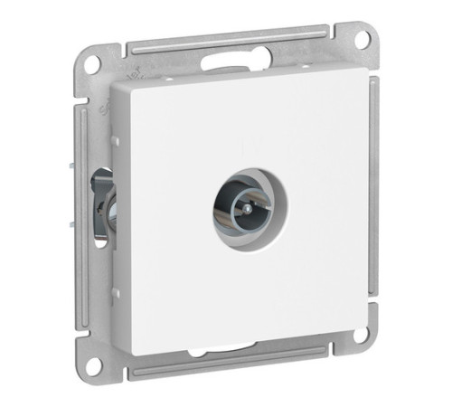 Розетка TV Systeme Electric ATLASDESIGN, одиночная, белый