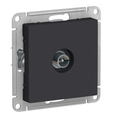 Розетка TV Systeme Electric ATLASDESIGN, одиночная, карбон