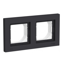 Рамка 2 поста IP44 Systeme Electric ATLASDESIGN AQUA, карбон