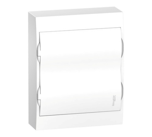 Распределительный шкаф Schneider Electric Easy9, 24 мод., IP40, навесной, пластик, белая дверь, с клеммами