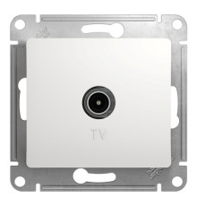 Розетка TV Systeme Electric GLOSSA, оконечная, белый