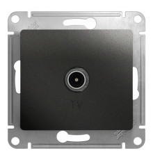 Розетка TV Systeme Electric GLOSSA, одиночная, антрацит