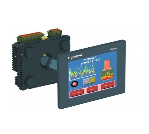 SE Magelis SCU контроллер с панелью 5,7 с дискр и аналоговыми входами/выходами