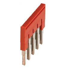 ПЕРЕМЫЧКА ДЛЯ КЛЕММНИКОВ СЕЧЕНИЕМ ПРОВОДА 4ММ2, 5 ПОЛЮСНАЯ