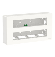 UNICA SYSTEM+ БЛОК открытой установки 2х5 АНТИБАКТЕРИАЛЬНЫЙ