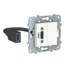 Розетка HDMI Schneider Electric UNICA NEW, белый