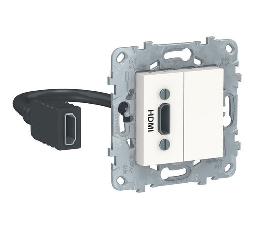 Розетка HDMI Schneider Electric UNICA NEW, белый