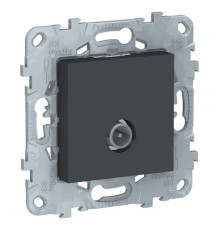 Розетка TV Schneider Electric UNICA NEW, одиночная, антрацит