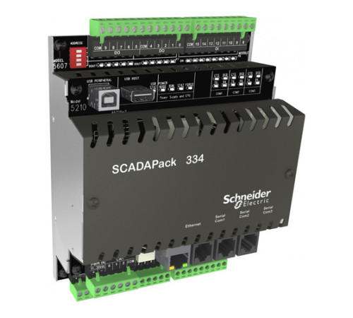 SCADAPack 334 RTU,Ladders,24В,реле,2 A/O