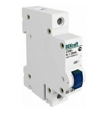 Лампа сигнальная на DIN-рейку 1P Цвет:СИНИЙ LED Л