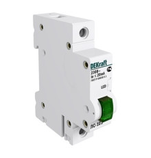 Лампа сигнальная на DIN-рейку 1P Цвет:ЗЕЛЕНЫЙ LE