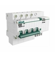 Дифавтомат DEKraft ДИФ-101 4P 16А (C) 4.5 кА, 30 мА ( AC ), 15020DEK