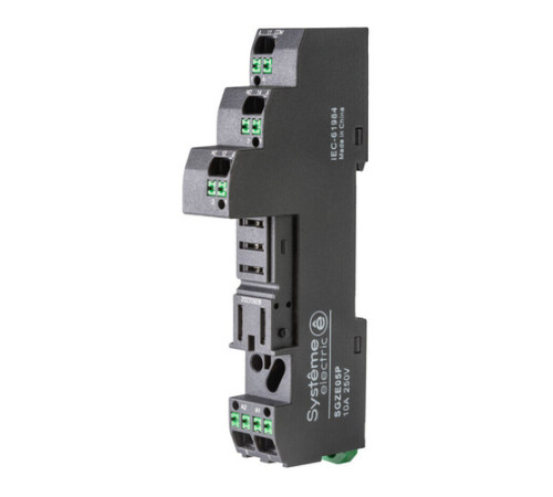 Systeme Electric Розетка для реле 1СО скоба mixed push in
