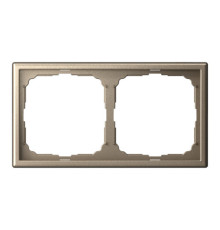 Рамка 2 поста Systeme Electric ARTGALLERY, шампань, GAL000502