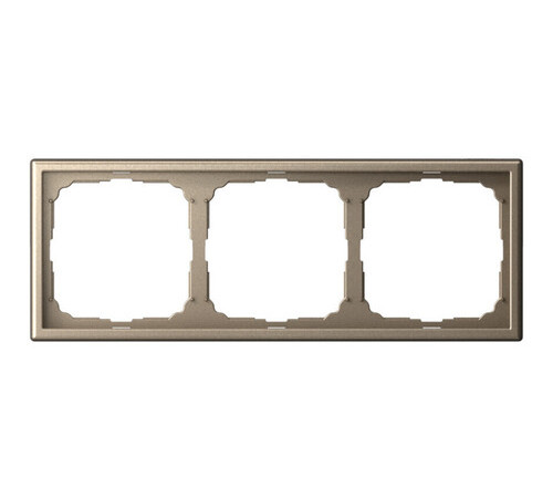 Рамка 3 поста Systeme Electric ARTGALLERY, шампань, GAL000503