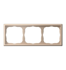 Рамка 3 поста Systeme Electric ARTGALLERY, песочный, GAL001203