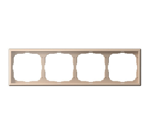 Рамка 4 поста Systeme Electric ARTGALLERY, песочный, GAL001204