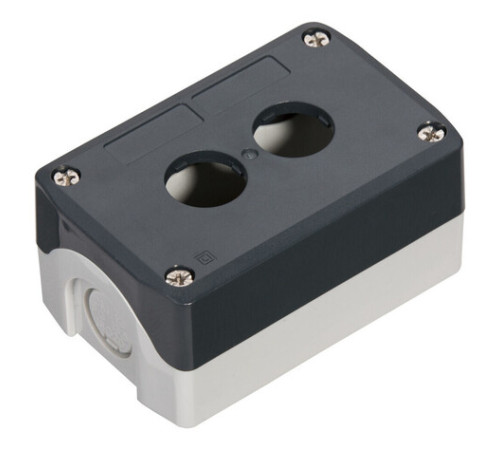 Systeme Electric Кнопочный пост SALD02, 2 отверстия, серый