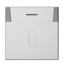 Systeme Electric ArtGallery Сталь Выключатель карточный 10А, без задержки времени, быстр.клемм.