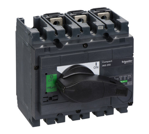 Рубильник Schneider Electric Interpact INS 250А 3P, фронтальное исполнение