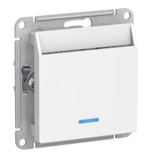 Карточный выключатель Systeme Electric ATLASDESIGN, механический, белый