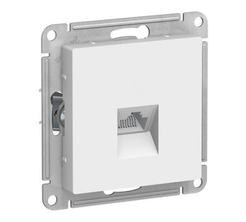 Розетка компьютерная 1xRJ45 Cat.5 Systeme Electric ATLASDESIGN, белый