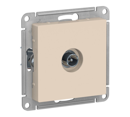 Розетка TV Systeme Electric ATLASDESIGN, оконечная, бежевый