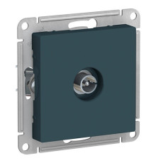 Розетка TV Systeme Electric ATLASDESIGN, одиночная, изумруд