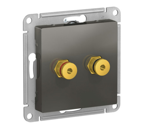 Аудио-розетка Systeme Electric ATLASDESIGN, сталь