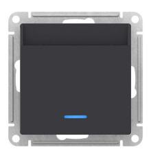 Карточный выключатель Systeme Electric ATLASDESIGN, механический, карбон