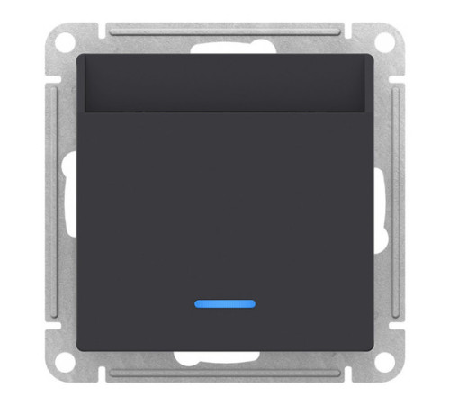 Карточный выключатель Systeme Electric ATLASDESIGN, механический, карбон