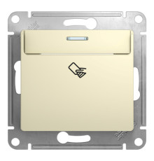 Карточный выключатель Systeme Electric GLOSSA, бежевый