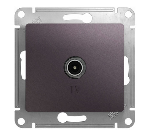 Розетка TV Systeme Electric GLOSSA, оконечная, сиреневый туман