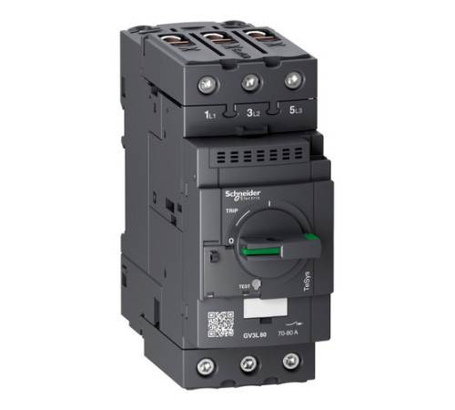 Выключатель автоматический магнитный расцепитель 80А зажим EVERLINK