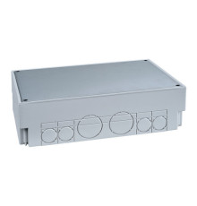 Коробка установочная для лючков пластиковая серая 75-955 мм