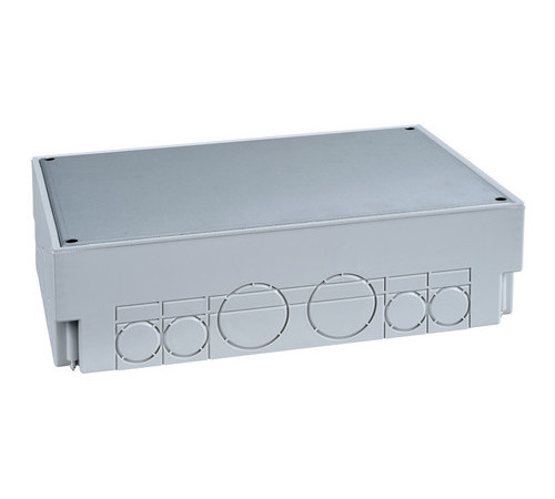 Коробка установочная для лючков пластиковая серая 75-955 мм