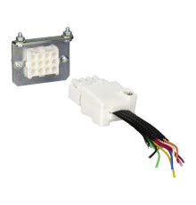 РАЗЪЕМ НА 9 ПРОВОДОВ (2 ЧАСТИ) (NSX100/250)