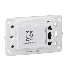 Розетка для электробритв бел