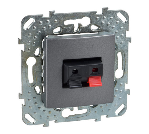 Аудио-розетка Schneider Electric UNICA TOP, графит