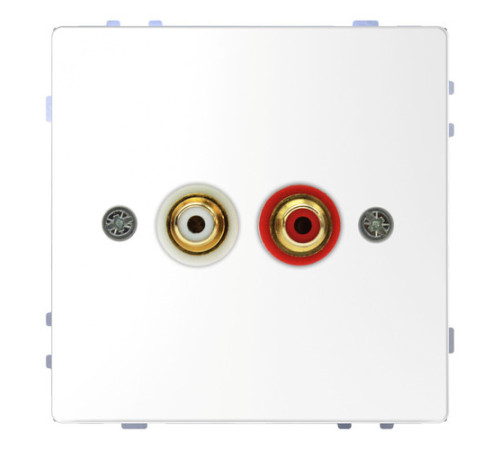 Аудио-розетка Schneider Electric MERTEN D-LIFE, белый лотос