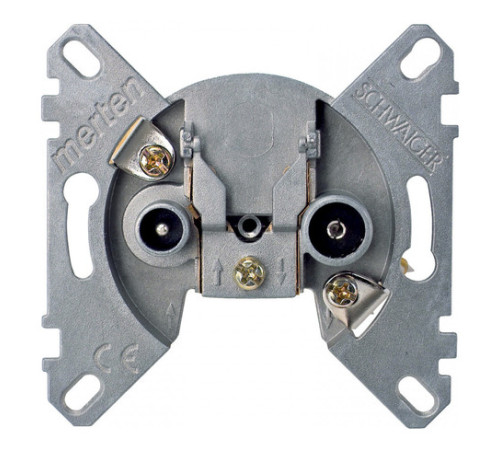 Механизм розетки TV-FM-SAT Schneider Electric коллекции Merten, оконечная