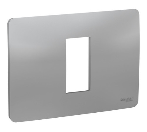 Рамка 1 модуль Schneider Electric UNICA MODULAR, горизонтальная, алюминий