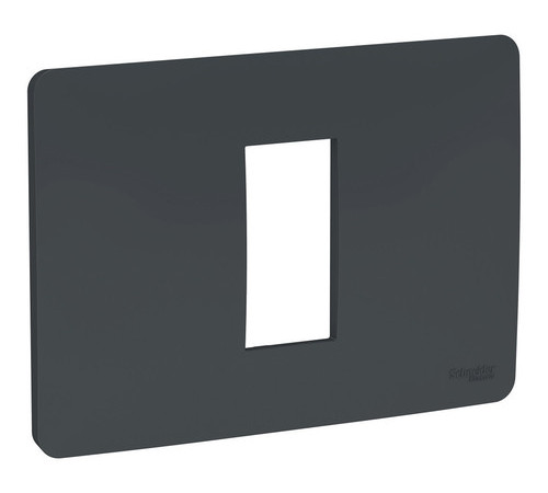 Рамка 1 модуль Schneider Electric UNICA MODULAR, горизонтальная, антрацит