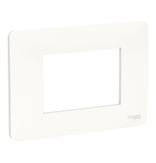 Рамка 3 модуля Schneider Electric UNICA MODULAR, горизонтальная, белый
