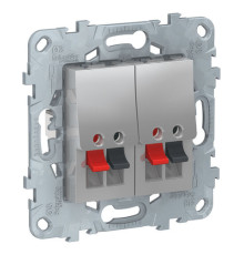 Аудио-розетка Schneider Electric UNICA NEW, алюминий