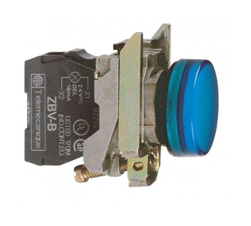 Лампа сигнальная Schneider Electric Harmony, 22мм, 230В, AC, Синий