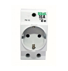 РМ102-2Р-16А_розетка модульная