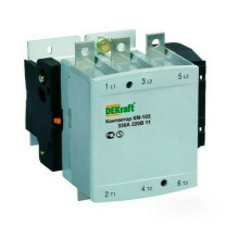 Контактор DEKraft КМ-103 3P 265А 220В AC 132кВт, 22158DEK