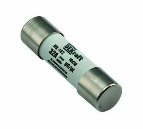 Предохранитель цилиндрич. 6A 10x38 ПЦ-102 DEKraft